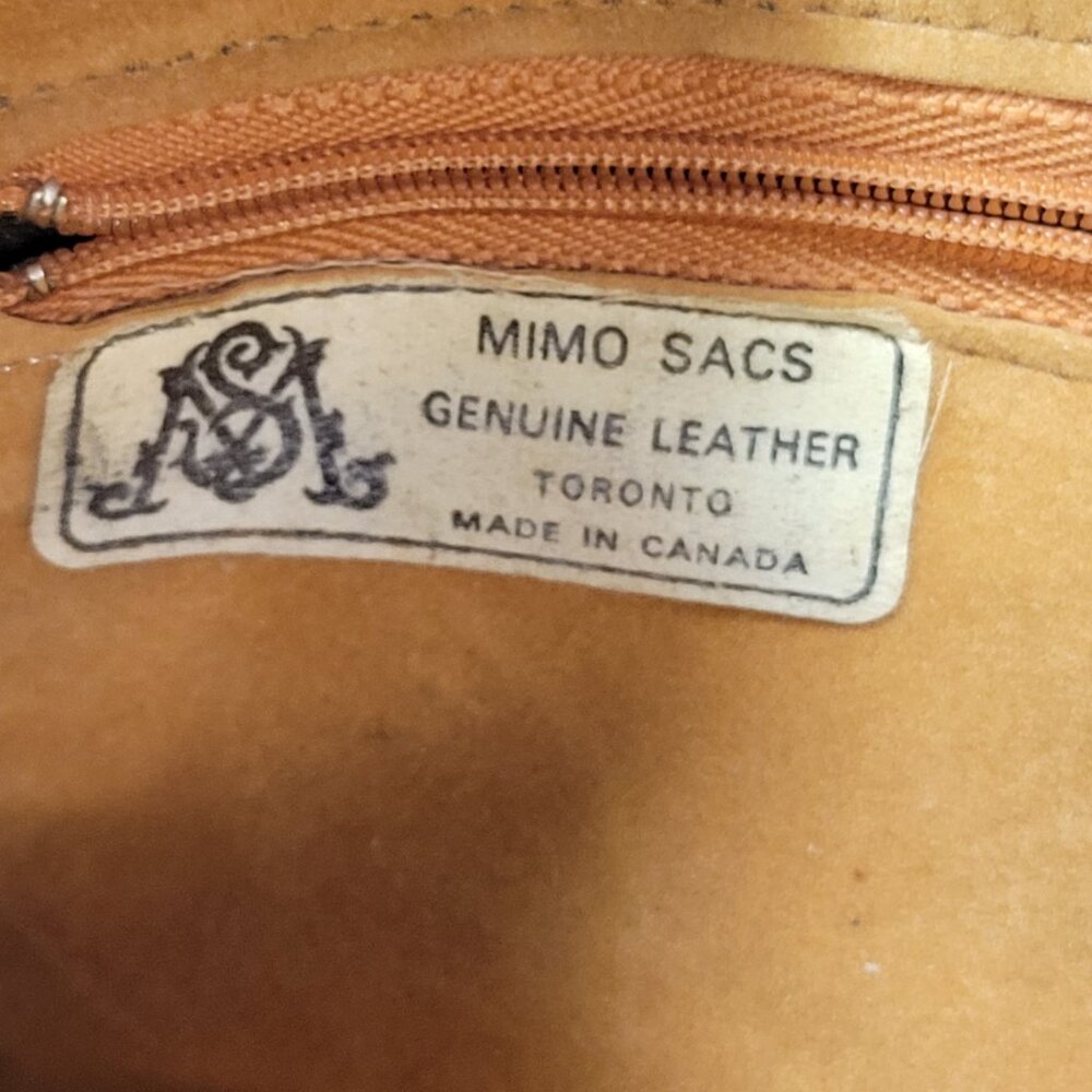 Vintage Leather Mimo Sacs Purse with Folded Layers - Grey - Picture 6 of 14